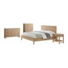 Alaterre Furniture Arden 4-Piece Bedroom Set with King Bed, 2-Drawer Nightstand with open shelf, Chest, Dresser ANAN02344029